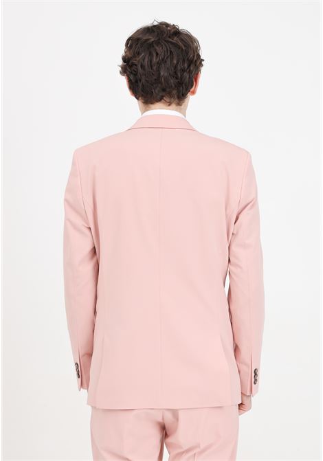Elegant pink single-breasted men's jacket SELECTED HOMME | 16088563Misty Rose